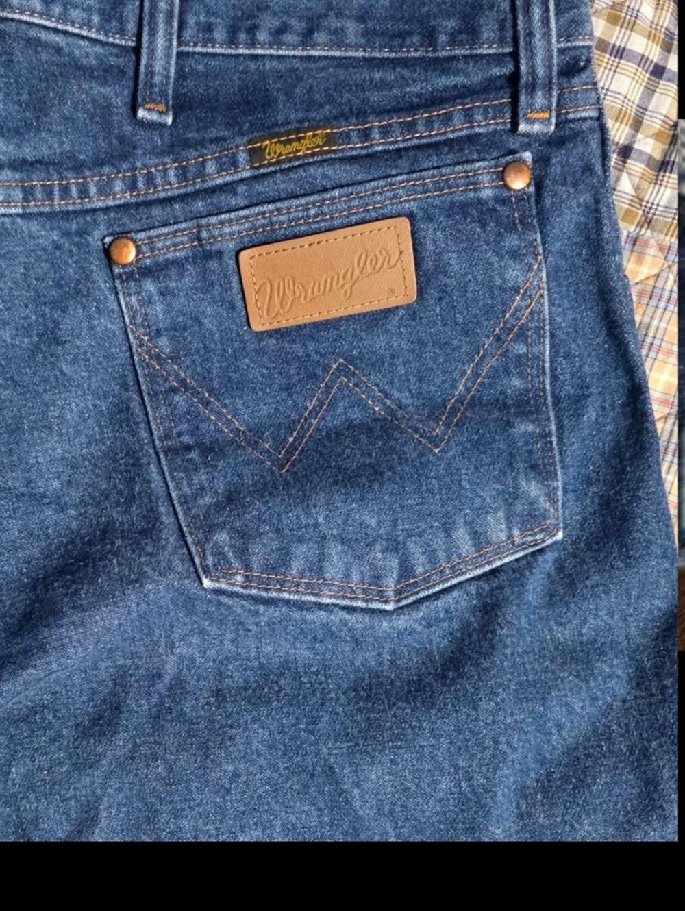 Wrangler Men's Indigo Blue Straight Leg Jeans 13MWZPW